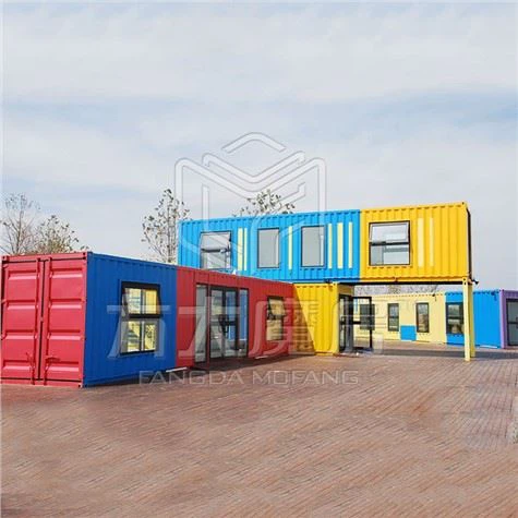 রঙিন কনটেইনার কফি শপ ফুড কিওস্ক টু এনজেড